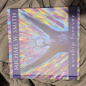 Autographed Micheal W. Smith Worship Forever photobook